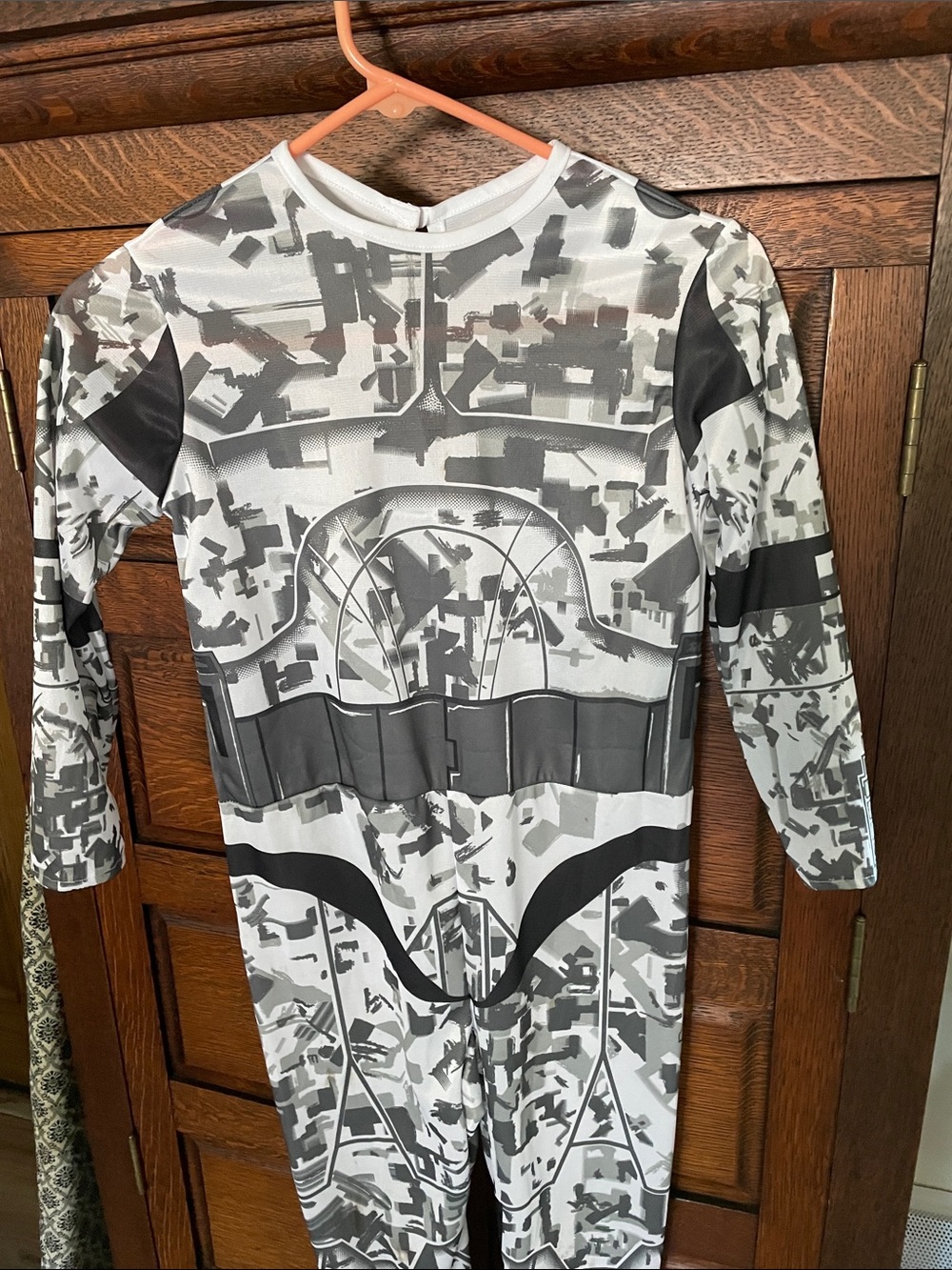 Star Wars Gray and Black Stormtrooper Costume Jumpsuit
